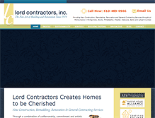 Tablet Screenshot of lordcontractors.com